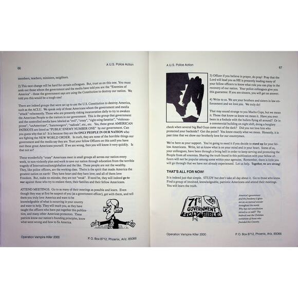 Operation Vampire Killer 2000 Original 1992 Publisher Printing - Picture 10 of 14